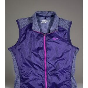 NWOT Nike Hyperflight Tour Performance Vest Women S Dri-Fit‎ Full Zip Pocket $85